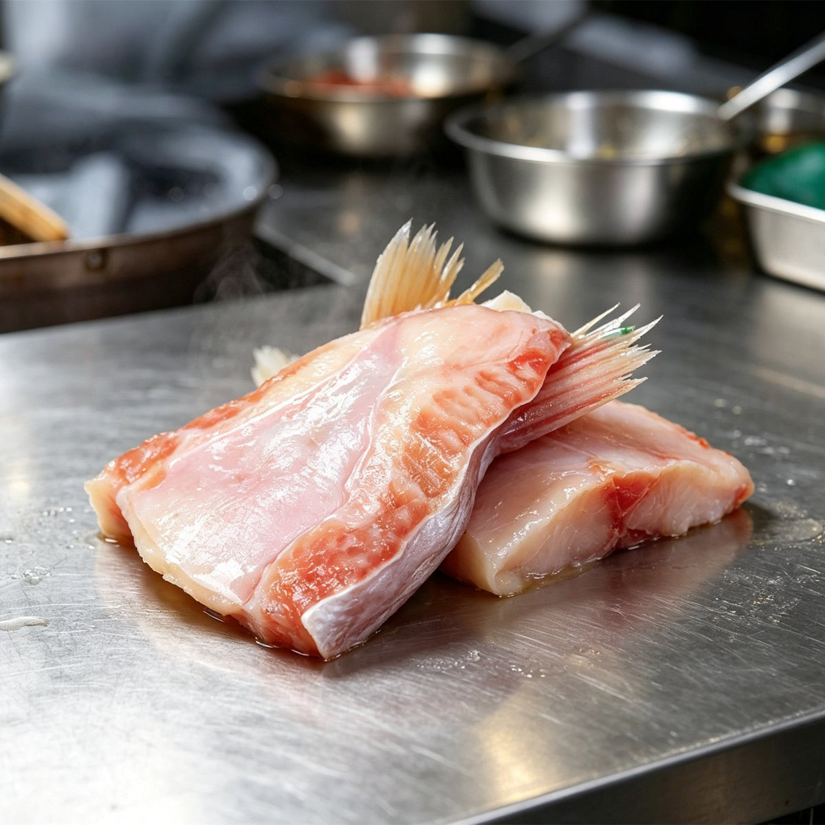 Fresh Basa Fish Fins For Steaming