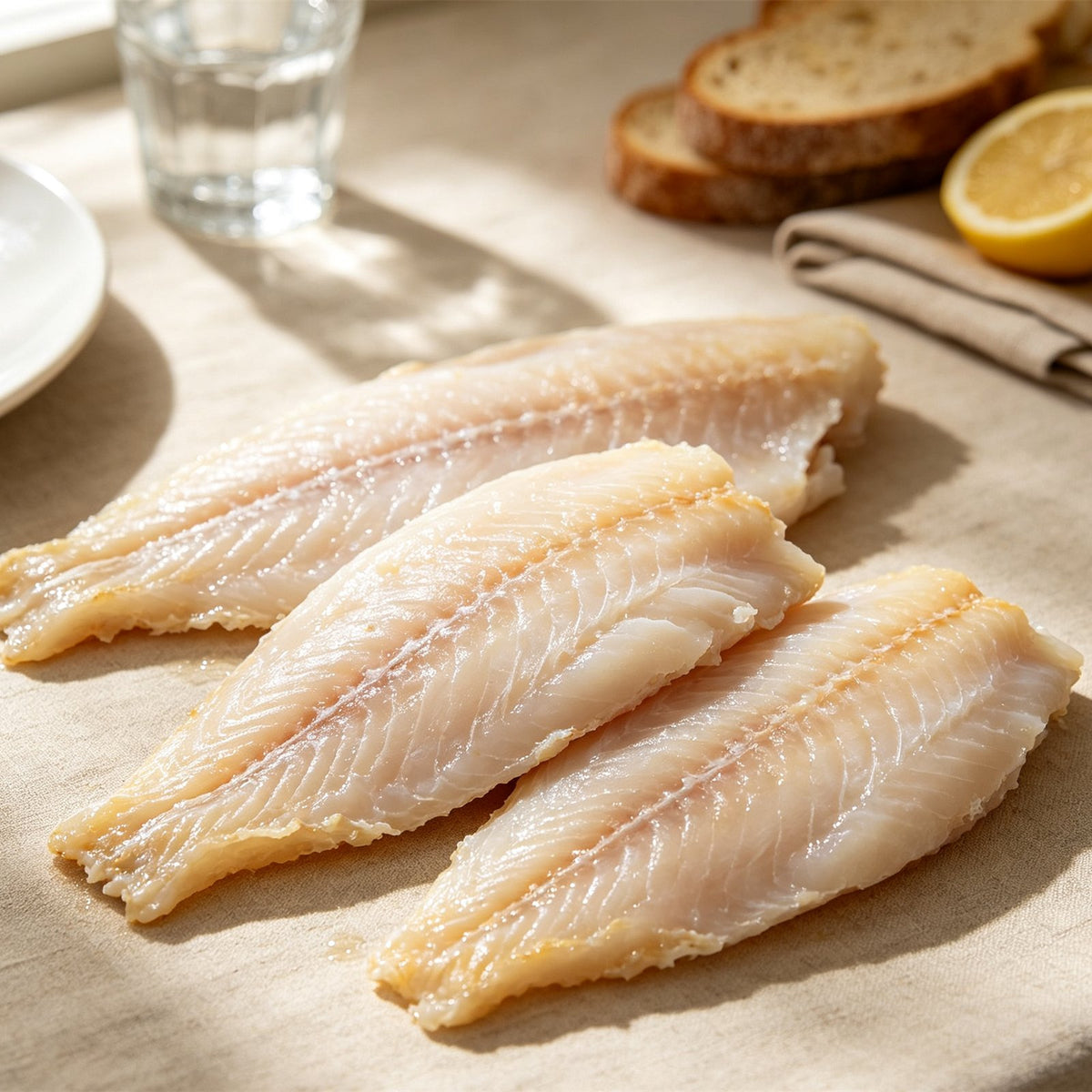 Golden Pan-Seared Tilapia Fillets