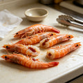 Cooked Mantis Shrimp With Orange Roe
