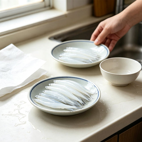 Delicate Fresh Silver Whitebait Fish